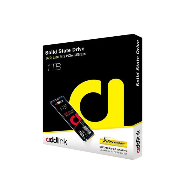 حافظه اس اس دی اینترنال ادلینک مدل S70 Lite M.2 2280 NVMe ظرفیت 1 ترابایت